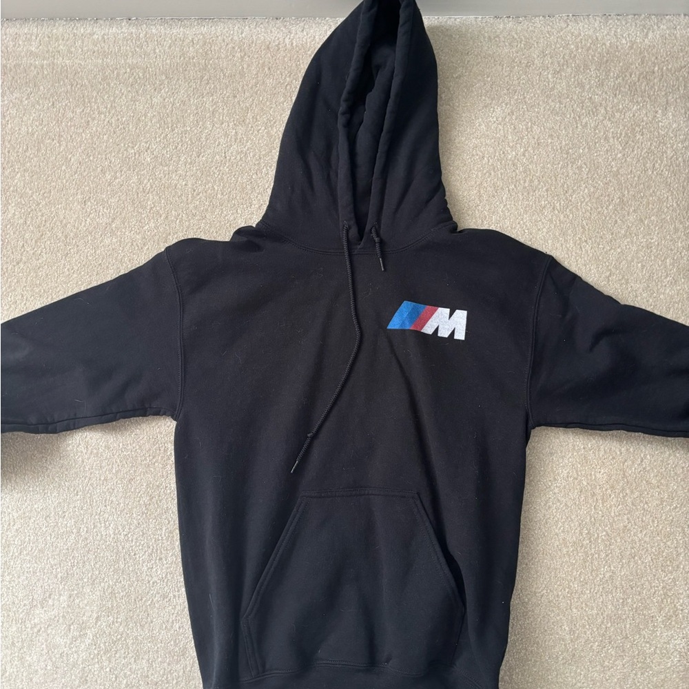 BMW Black Hoodie with Logo